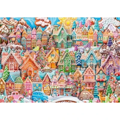 Abbildung von Ravensburger Puzzle 12001267 Weihnachtsplätzchendorf 1000 Teile für Erwachsene und Kinder ab 14 Jahren, Weihnachts