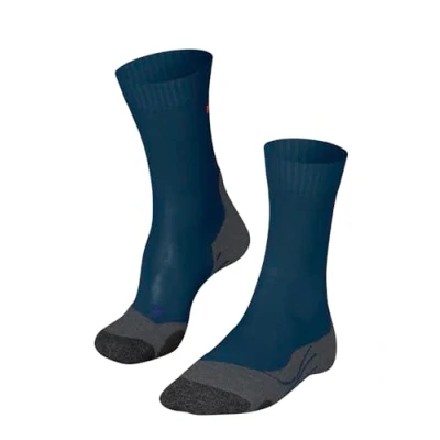 Abbildung von FALKE Herren Wandersocken TK2 Explore Cool M So Lyocell Funktionsmaterial antiblasen dick 1 Paar, Blau Blue Pond 6598, 44 45