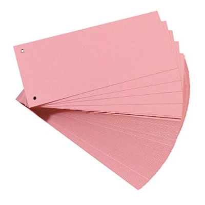Abbildung von Herlitz 10843498 Trennstreifen, 100 er Packung, Rosa