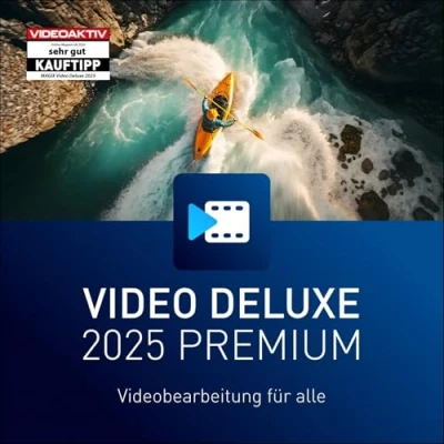 Abbildung von MAGIX Video deluxe 2025 Premium Videobearbeitung für alle Videobearbeitungsprogramm Videoschnittprogramm Windows 10/11 PC 1 Volllizenz 2 Geräte