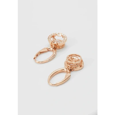 Abbildung von Swarovski Sparkling DROP Ohrringe, Damen, Größe: One Size, Rose gold