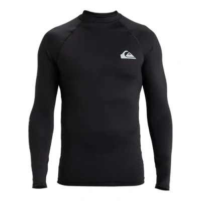 Abbildung von Quiksilver Everyday UPF50 Surfshirt, Herren, Größe: Large, Black
