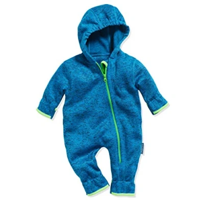 Abbildung von Playshoes Fleece Overall Unisex Kinder Jumpsuit, blau Strickfleece, 80