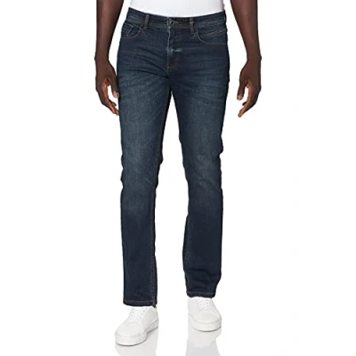 Abbildung von camel active Herren Regular Fit 5 Pocket Jeans aus Baumwolle 34 Dunkelblau menswear 34/34