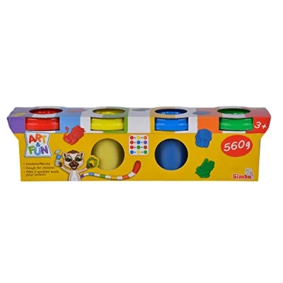 Abbildung von Simba 106320642 Art &amp; Fun Softknete, 4x140g in Dose, ab 3 Jahren