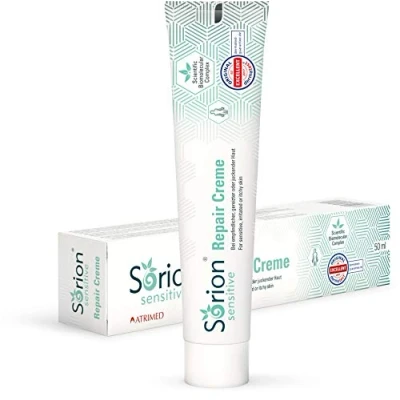 Abbildung von Sorion Repair Creme Sensitive Spezialpflege bei Hautirritationen, Rötungen und Juckreiz zur nachhaltigen Aufbaupflege (50 ml)