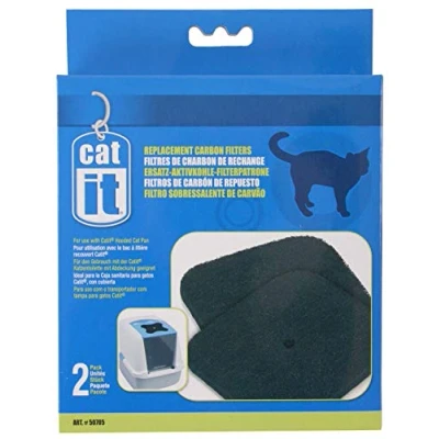 Abbildung von Catit Aktivkohlefilter für die Katzentoiletten mit Abdeckung, 2er Pack