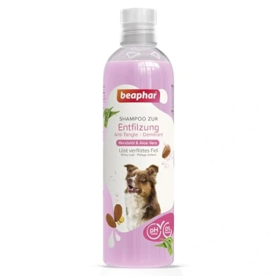 Abbildung von BEAPHAR Entfilzungs Shampoo Löst Verfilztes Fell Hautfreundlich Mit Mandelöl Und Aloe Vera Ph Neutral 0% Parabene Frischer Duft Vegan 250 ml