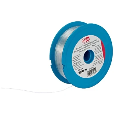 Abbildung von Efco 1005201 Polyamidfaden Zugkraft ca 40 kg ø 1 mm 100 m transparent 12 x 5 2 cm