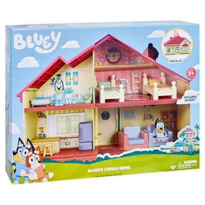 Abbildung von BlueY Spielset „Blueys Familienheim“ inklusive 6 cm Figur offizieller Sammelartikel