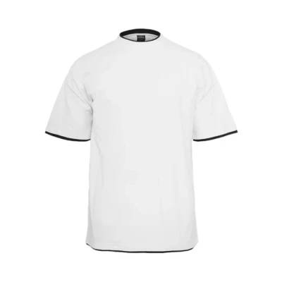 Abbildung von Urban Classics Tshirt basic, Herren, Größe: Medium, White/black