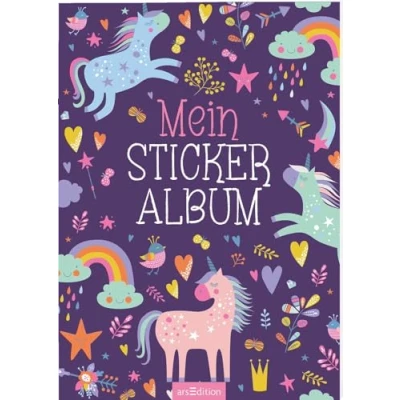 Abbildung von Mein Stickeralbum Einhörner: Mit beschichteten Seiten für das einfache Ablösen und Neugestalten eurer Stickersammlung