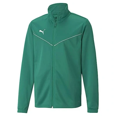 Abbildung von Puma Kinder teamRISE Training Poly Jacket Trainingsjacke, Pepper Green White, 128