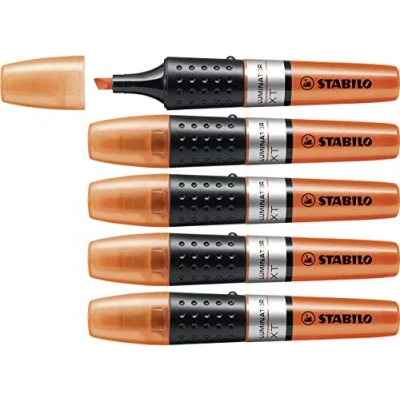 Abbildung von Textmarker STABILO LUMINATOR 5er Pack orange