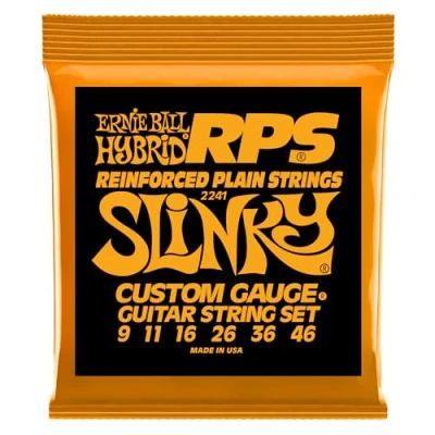 Abbildung von Ernie Ball Hybrid Slinky RPS Nickel Wound E Gitarrensaiten, Stärke 9 46