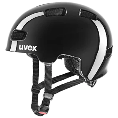 Abbildung von uvex hlmt 4 leichter Fahrradhelm für Kinder individuelle Größenanpassung optimierte Belüftung black 51 55 cm