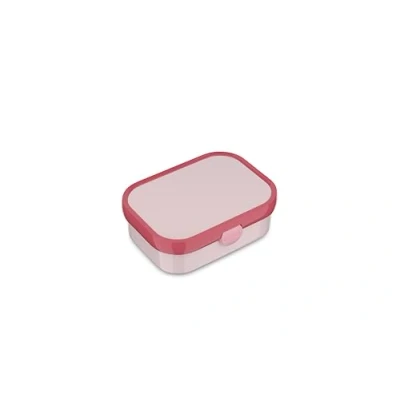 Abbildung von Mepal Lunchbox Campus Bento für Kinder Brotdose mit Fach &amp; Gabel Meal Prep Box Clip Verschluss BPA frei Spülmaschinenfest 750 ml Cool pink