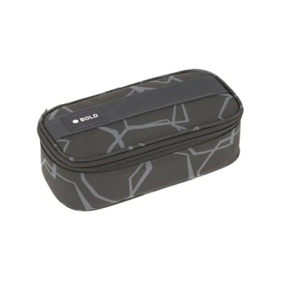 Abbildung von LÄSSIG Bold Schlampermäppchen Stiftemäppchen Schule/School Spacy Pencil Case Edges Grey