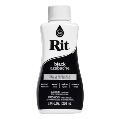 Abbildung von Rit Dye Liquid Stoff Dye, schwarz, 236ml