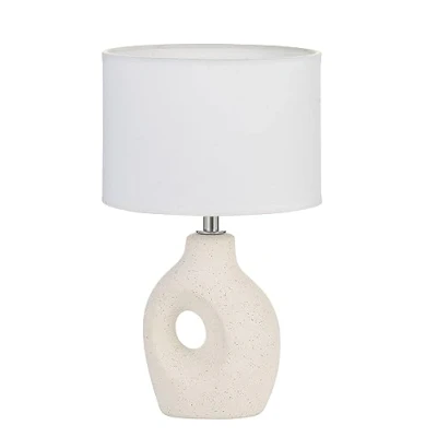 Abbildung von Pauleen Pure Crush Tischleuchte, weiß/beige