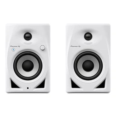 Abbildung von Pioneer DJ DM 40D BT W 4 Zoll Desktop Monitor System mit Bluetooth® (Weiß)