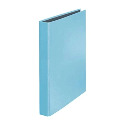 Abbildung von Original Falken PastellColor Ringbuch. Made in Germany. 2 D Ring Mechanik DIN A4 Füllhöhe 25 mm Himmel Blau Kalender Organizer Ordner Hefter Plastikordner ideal für Büro und Schule