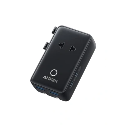 Abbildung von Anker Nano Reiseadapter Weltweit, Universal mit 4X USB, 2X USB C, A und 1x AC, Steckdosenadapter für Deutschland USA England, einsetzbar in über 200 Ländern, ideal Reisen