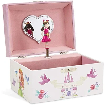 Abbildung von Jewelkeeper Einhorn und Vögel Spieluhr Schmuckschatulle, Märchenprinzessin Design Tanz der Zuckerfee Melodie