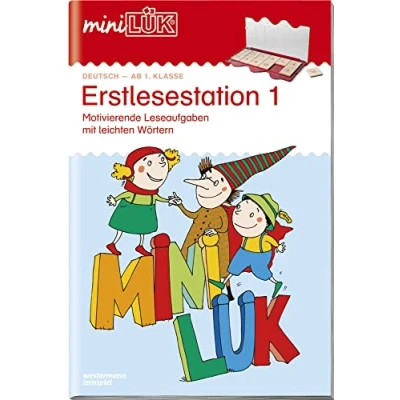 Abbildung von miniLÜK: 1./2. Klasse Deutsch Erstlesestation 1: Motivierende Leseaufgaben mit leichten Wörtern ab 1 (miniLÜK Übungshefte: Deutsch)