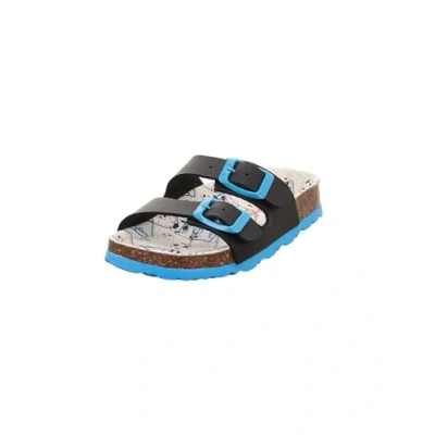 Abbildung von Superfit Fussbettpantoffel Hausschuh, Blau/Mehrfarbig 8160, 40 EU