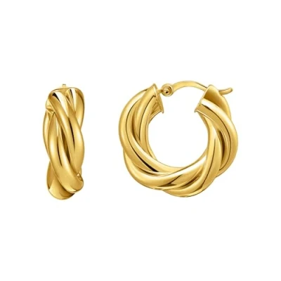 Abbildung von Thomas Sabo Creolen für Damen Gedreht Goldfarben CR742 413 39