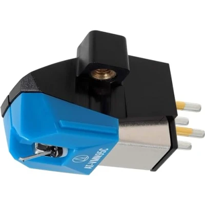 Abbildung von Audio Technica AT VM95C VM95 Serie Stereotonabnehmer, Konisch Blau