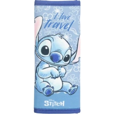 Abbildung von Tataway Disney Auto Sicherheitsgurt Weich &amp; Bequem für Kinder Stitch Grafik Handwaschbar Maße 9x29,5x3 cm, Stich, Kindersitz Zubehör