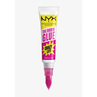 Abbildung von NYX Professional Makeup Brow Glue Crazy Lift, Ultra starkes Augenbrauengel, Für bis zu 24h Halt, 7ml