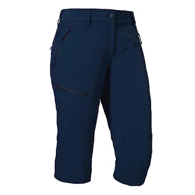 Abbildung von Schöffel Damen Pants Caracas2, leichte und kühlende Wanderhose aus elastischem Stoff, vielseitige Outdoor Hose mit optimaler Passform praktischen Taschen, dress blues, 44