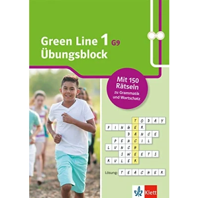 Abbildung von Green Line 1 G9 ab 2019 Klasse 5 Übungsblock: 150 Rätsel zu Grammatik und Wortschatz (Green G9. Ausgabe 2019)