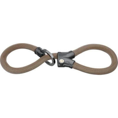 Abbildung von ABUS Kettenschloss Infinity Loop 1806 flexibles Fahrradschloss mit 2 längenverstellbaren Schlaufen zum gleichzeitigen Absichern mehrerer Fahrradteile, Fahrräder oder anderer Objekte Länge 140 cm