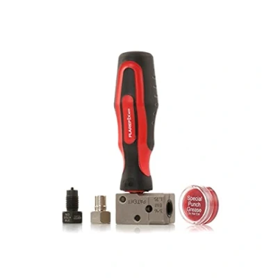 Abbildung von KS Tools 122.1215 FLAREFIXeco 4,75 mm Universal Bremsleitungs Bördelgerät Satz, 4 tlg