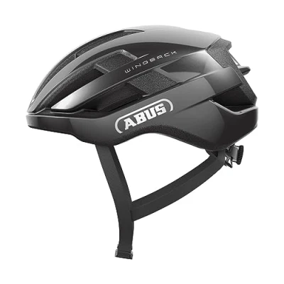 Abbildung von ABUS Rennradhelm WingBack einfacher Roadhelm für sportliches Fahren im Alltag und in der Freizeit Erwachsene Jugendliche Dunkelgrau, Größe L