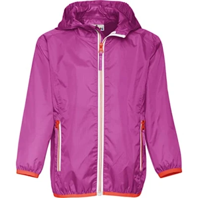 Abbildung von Playshoes Unisex Kinder Faltbare Regen Jacke Funktions Regenmantel Regenbekleidung, Beere, 116 EU