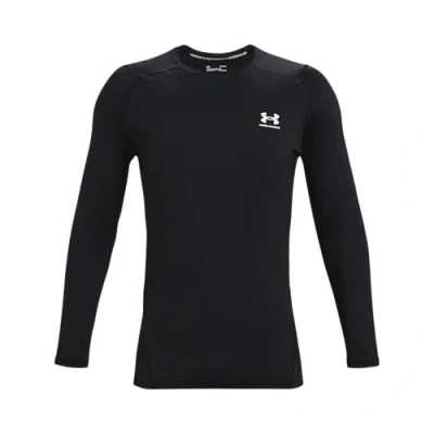 Abbildung von Under Armour HG Fitted Langarmshirt, Herren, Größe: Large, Black