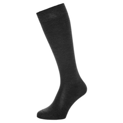 Abbildung von Falke Softmerino Kneehigh warm Kniestrümpfe, Damen, Größe: 37/38, Anthracite melange