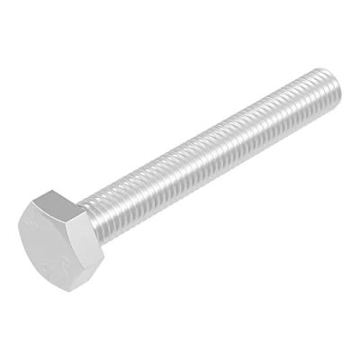 Abbildung von SECCARO Sechskantschraube M6 x 45 mm, Edelstahl V2A VA A2, DIN 933 / ISO 4017, Außensechskant, 20 Stück