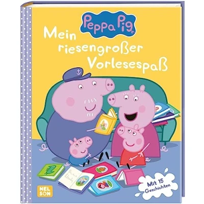 Abbildung von Peppa Wutz Gutenachtgeschichten: Mein riesengroßer Vorlesespaß: Mit 15 Geschichten Für Kinder ab 3 Jahren