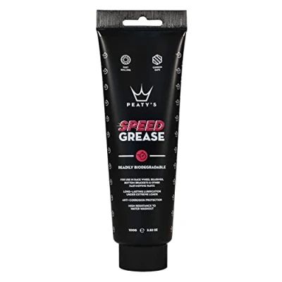 Abbildung von Peaty&#039;s Speed Grease Fahrrad Schmierfett, Langanhaltendes Lagerfett, Schmiermittel mit Korrosionsschutz, Carbon sicheres Wartungsfett für Rennradlager, Tretlager und schnell bewegliche Teile