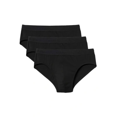 Abbildung von Calida 3ERPACK Slip, Herren, Größe: Small, Schwarz