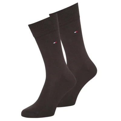 Abbildung von Tommy Hilfiger Classic 2P Socken, Herren, Größe: 39 42, Kensington brown