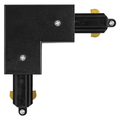 Abbildung von LEDVANCE TRACKLIGHT optionaler 90 Eckverbinder, schwarz, für die Verbindung von zwei Stromschienen über Eck, modernes, loftartiges Design, zur Realisierung unterschiedlicher Anordnungen