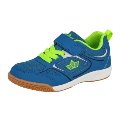 Abbildung von Lico Unisex Kinder Racine Vs Hallenturnschuhe, Blau Lemon, 36 EU