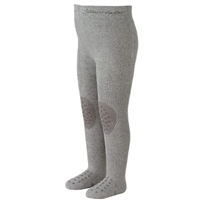 Abbildung von Sterntaler Mädchen Krabbelstrumpfhose Uni Strumpfhose, Silber Mel., 86 EU